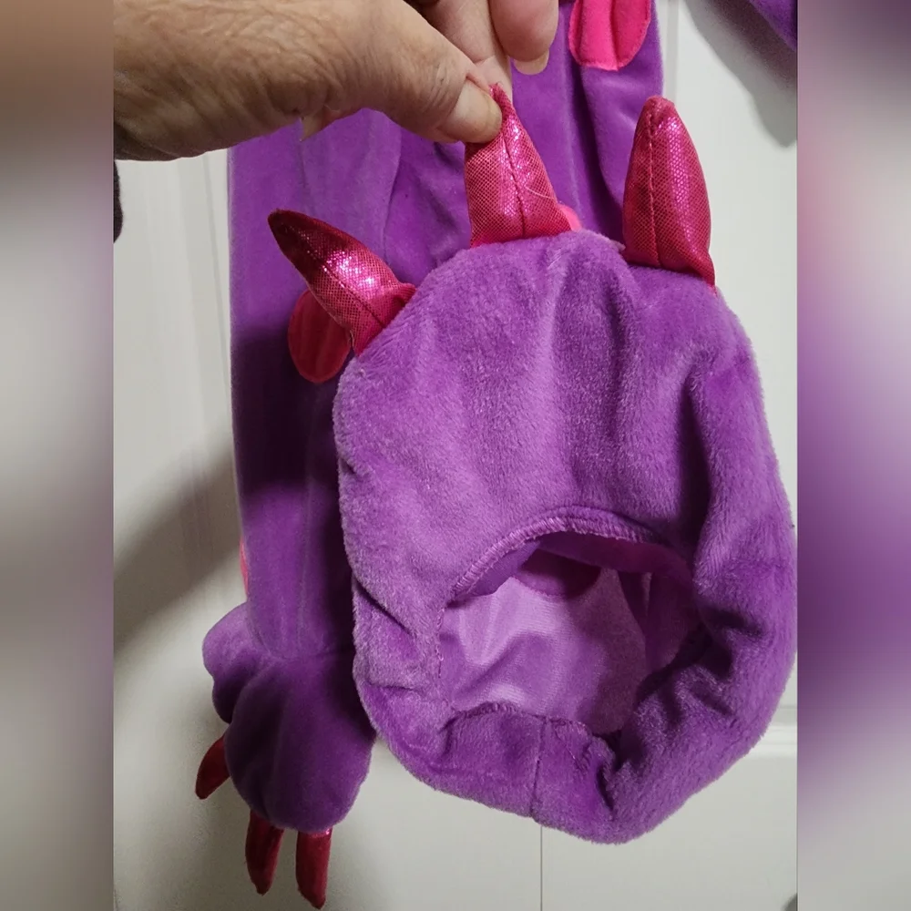 Purple and Pink Teagan The Dragon Kids Costume 18 Mo- 2T